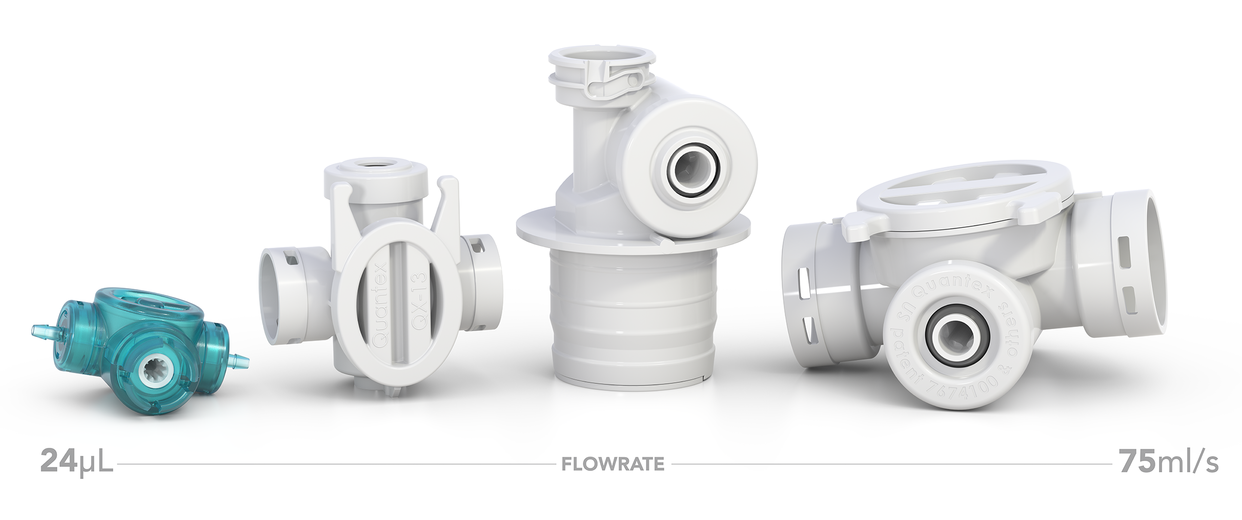 All Pumps on white - 3000_Flowrate range_Logos_Cropped Banner No logos or grey